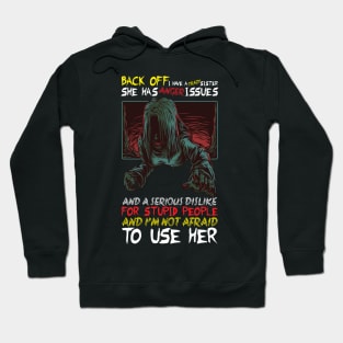 Back Off I Have A Crazy Sister Hoodie